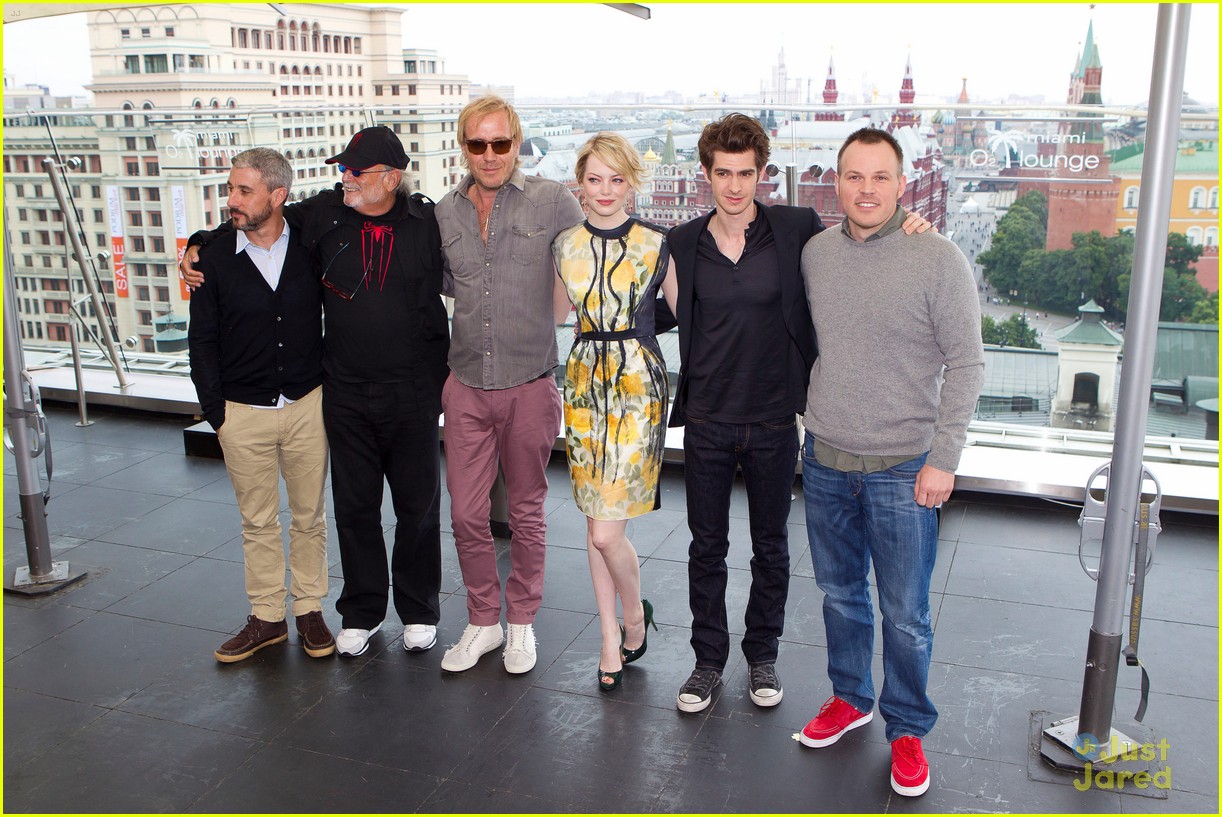 Emma Stone: 'The Amazing Spider-Man' in Moscow!