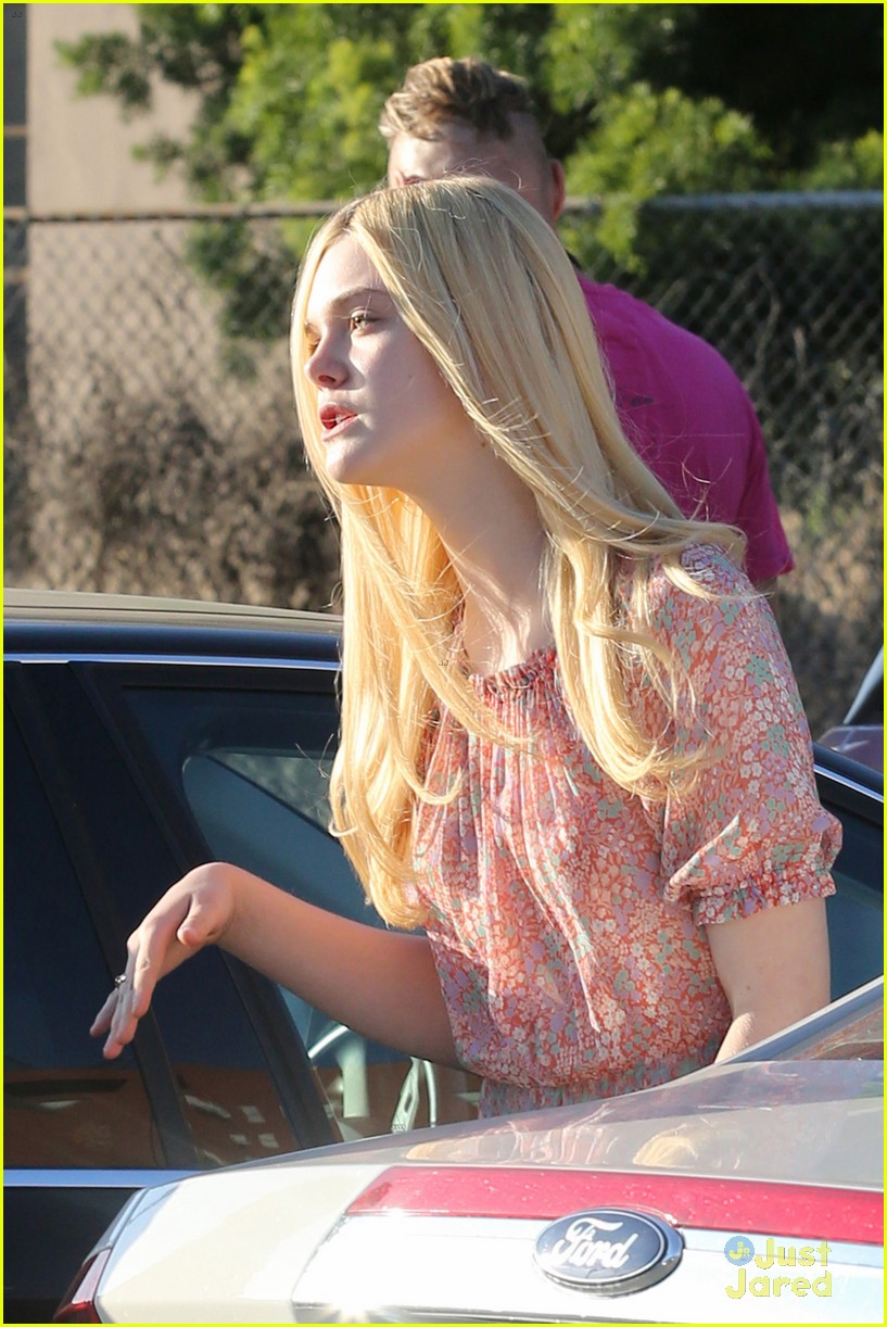 Elle Fanning: Business Meeting in L.A.