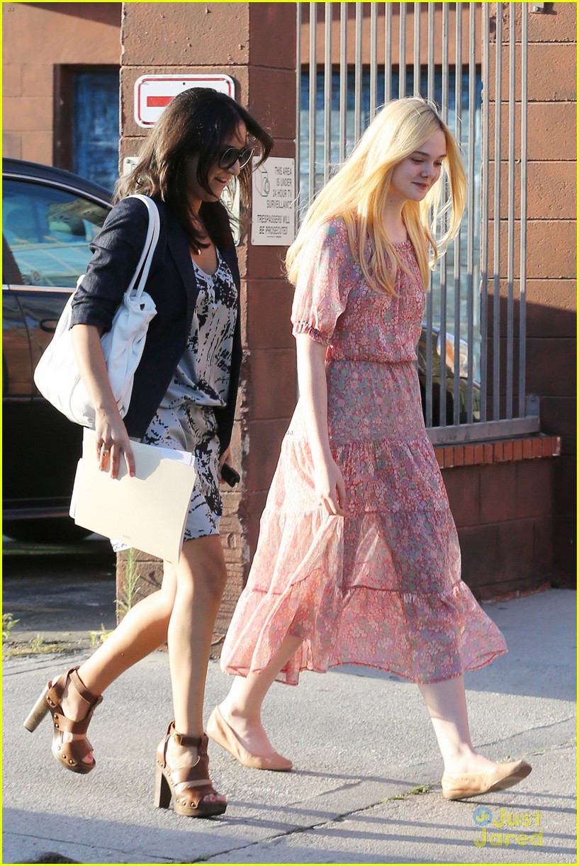 Elle Fanning: Business Meeting in L.A.