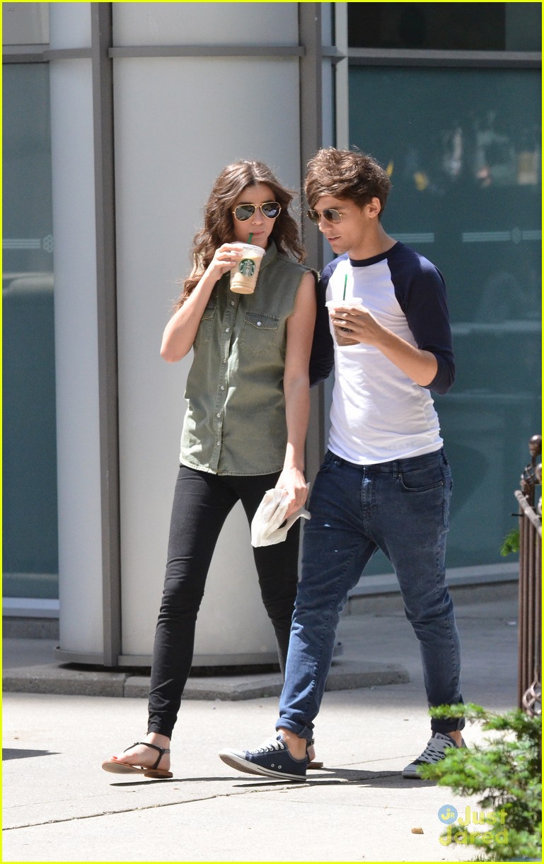Louis Tomlinson & Girlfriend Eleanor: Starbucks Sweeties