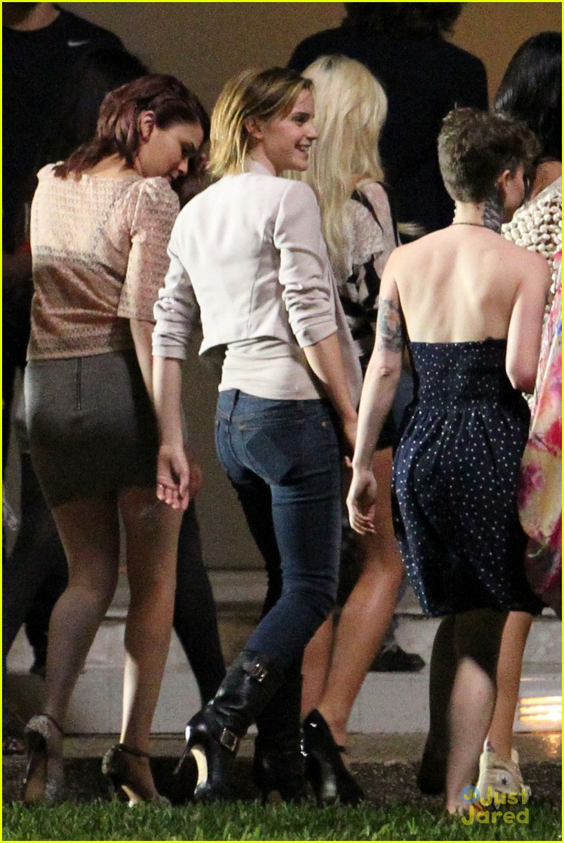 Emma Watson Films 'End Of The World'