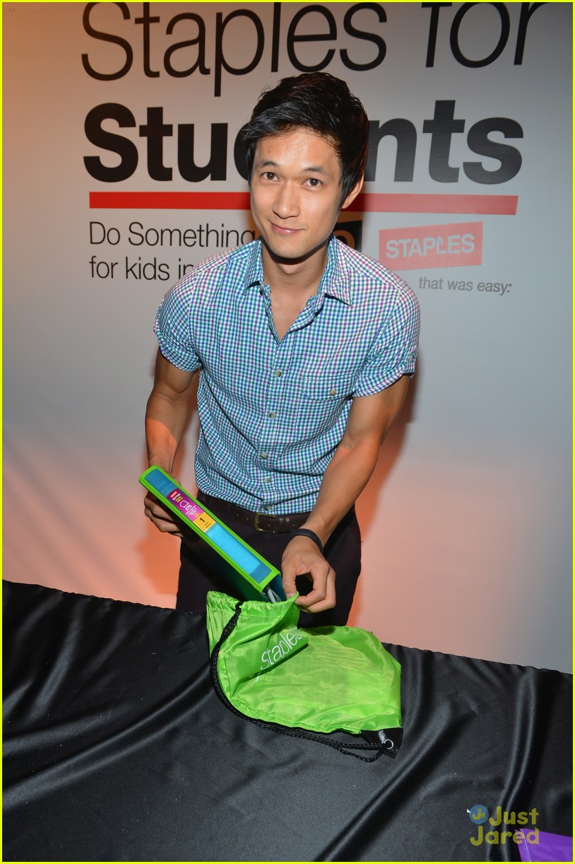 Ally Maki & Harry Shum, Jr.: Staples For Students School Supply Drive 2012