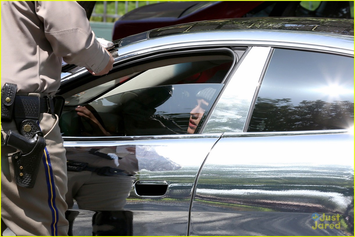 Justin Bieber: Friday Speeding Ticket