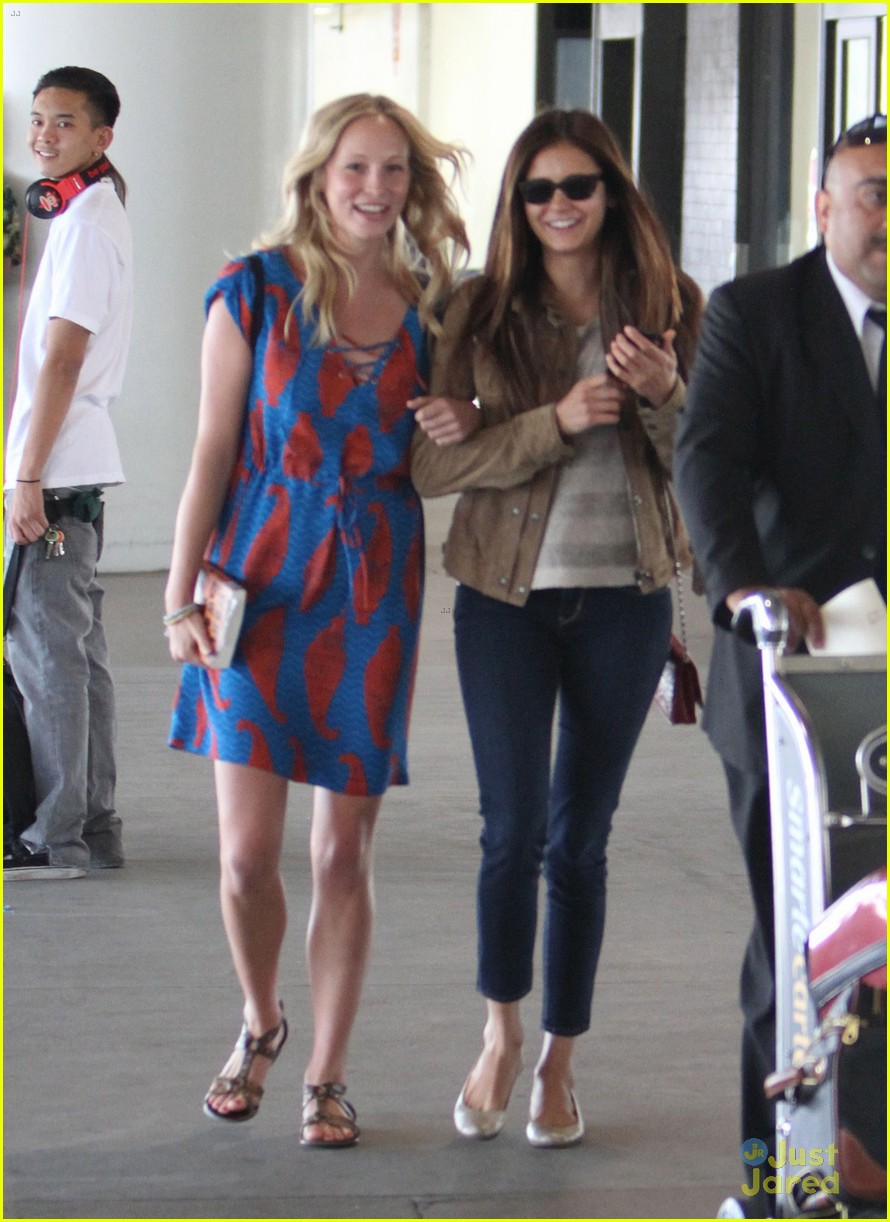 Nina Dobrev: 'Vampire Diaries' Cast Takes Flight!