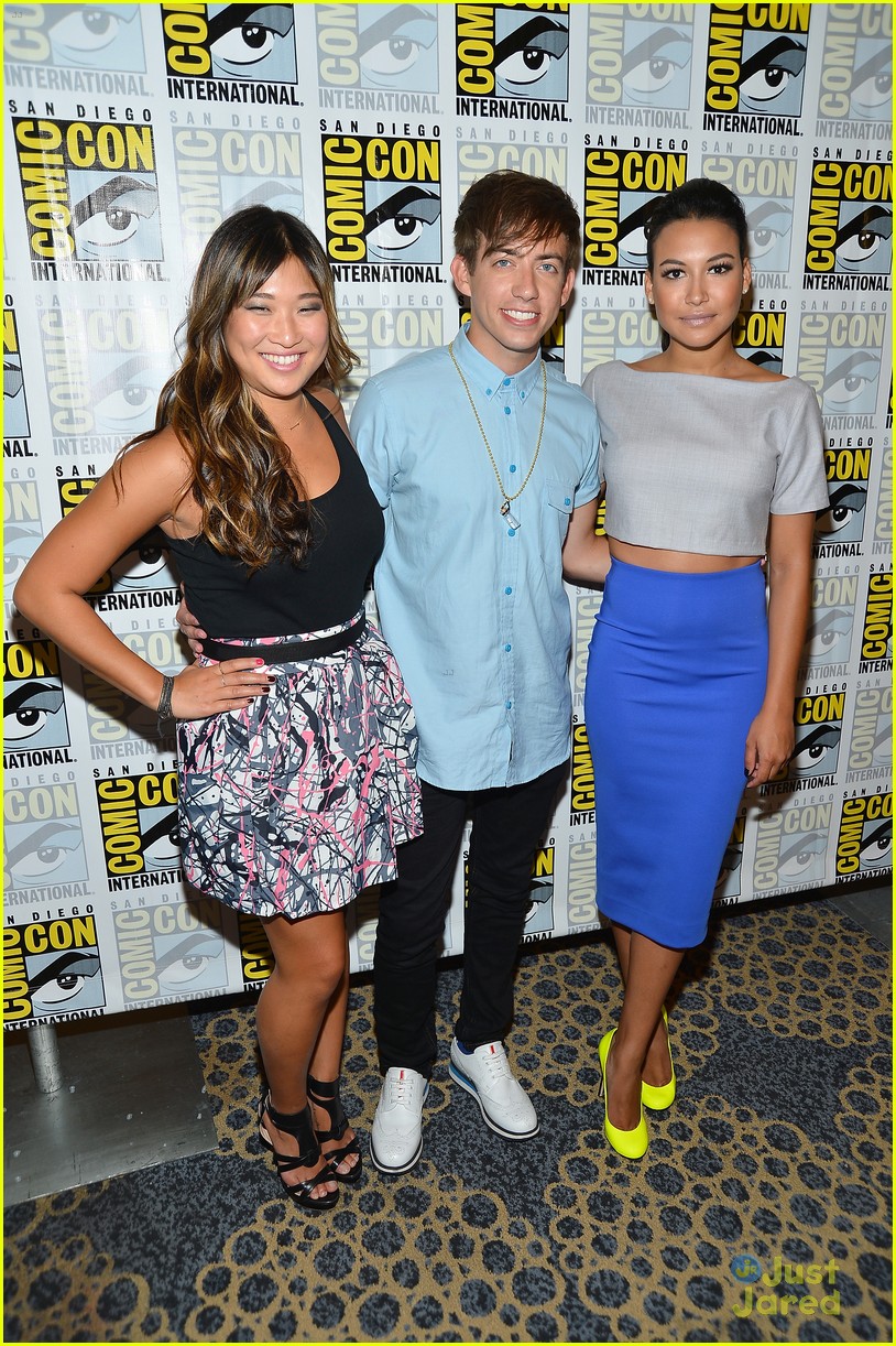 Lea Michele & Jenna Ushkowitz: 'Glee' Goes To Comic Con 2012