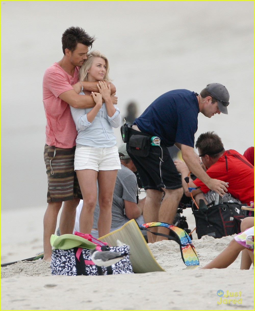 Julianne Hough: 'Safe Haven' Beach Day with Josh Duhamel