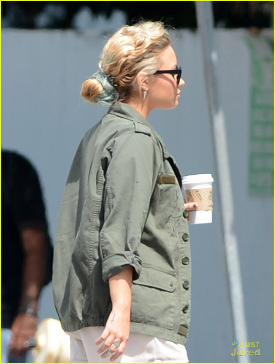 Demi Lovato: Blue Bun Bootcamp Arrival