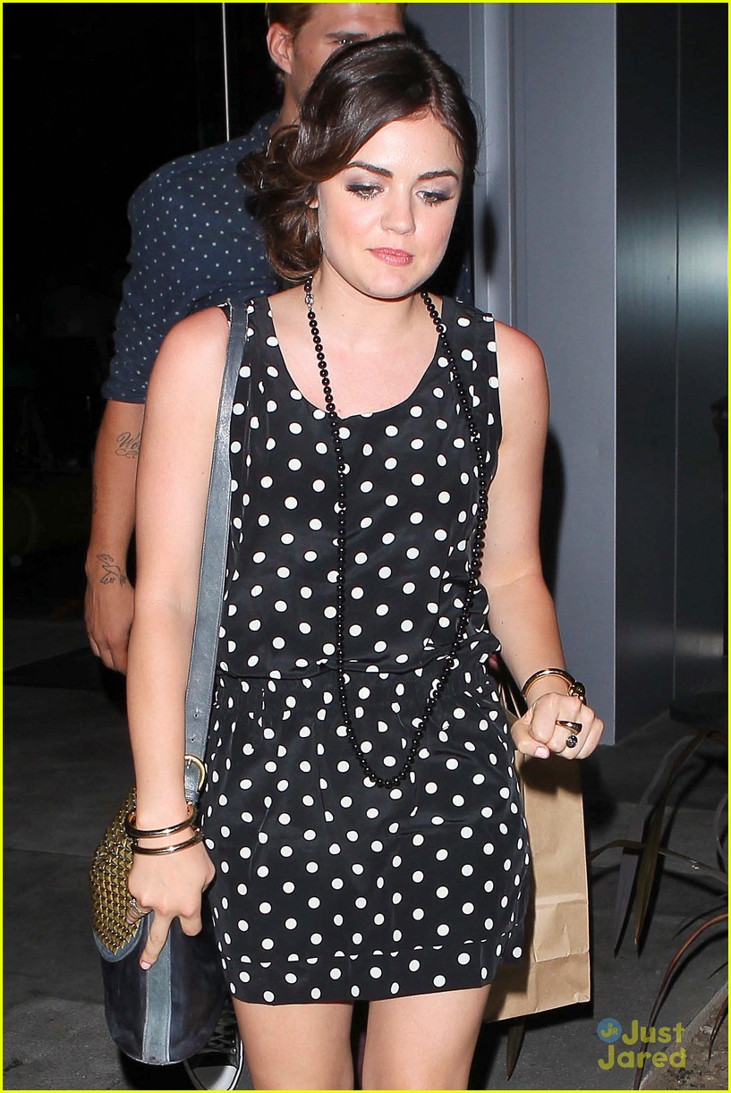 Lucy Hale & Chris Zylka: Boa Date Night