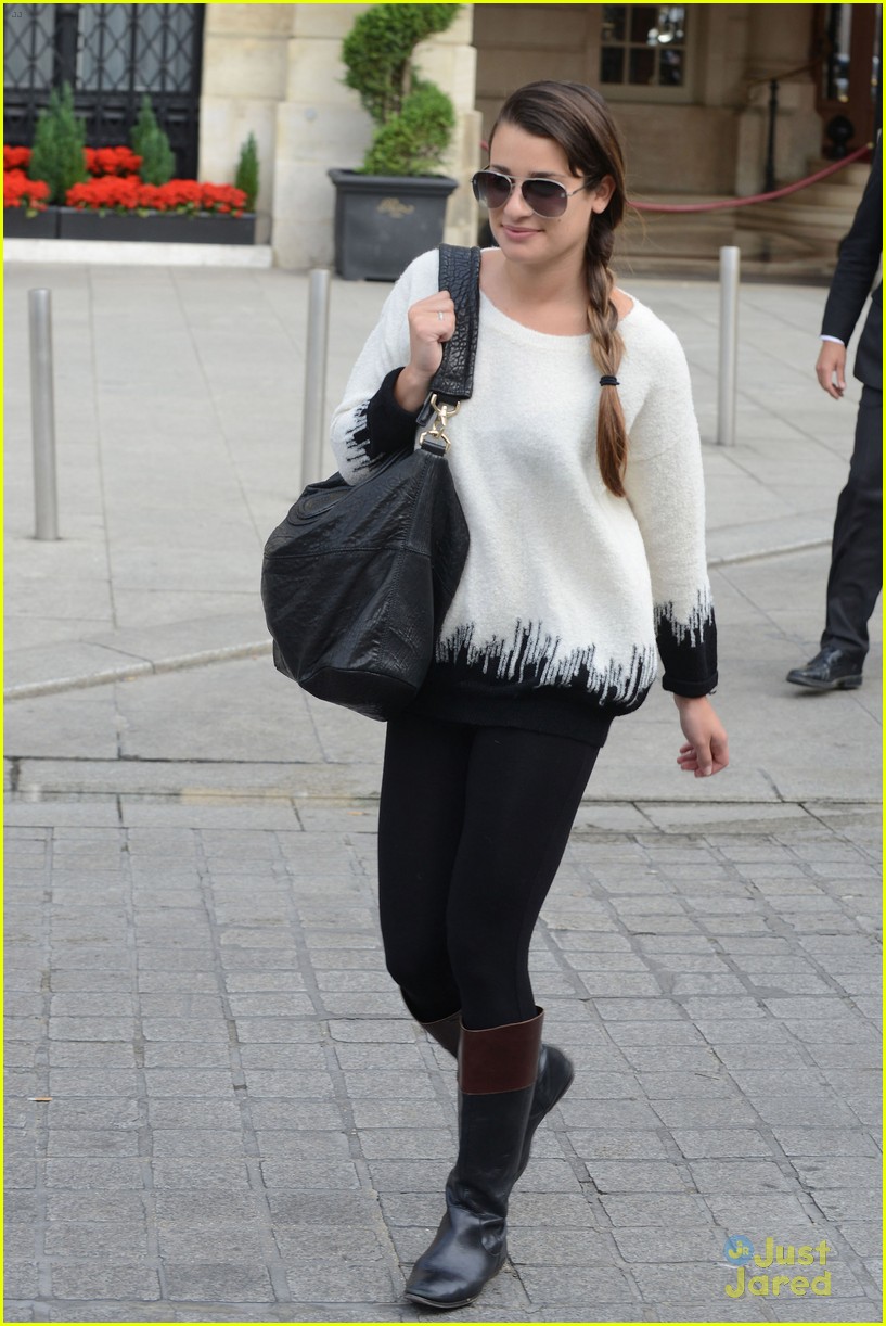 Lea Michele & Cory Monteith: Goodbye Paris!