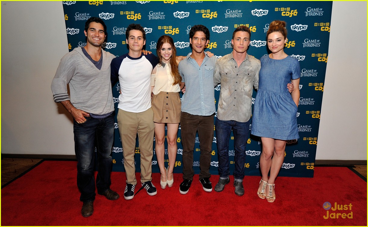 The Cast of 'Teen Wolf'  Heats Up Wired Cafe At Comic-Con
