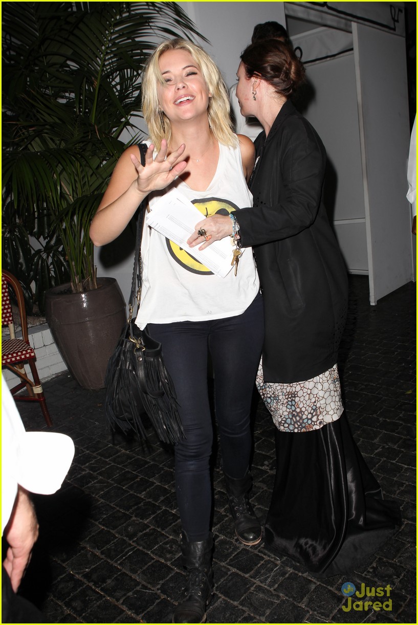 Ashley Benson: Smiley Face at Chateau Marmont