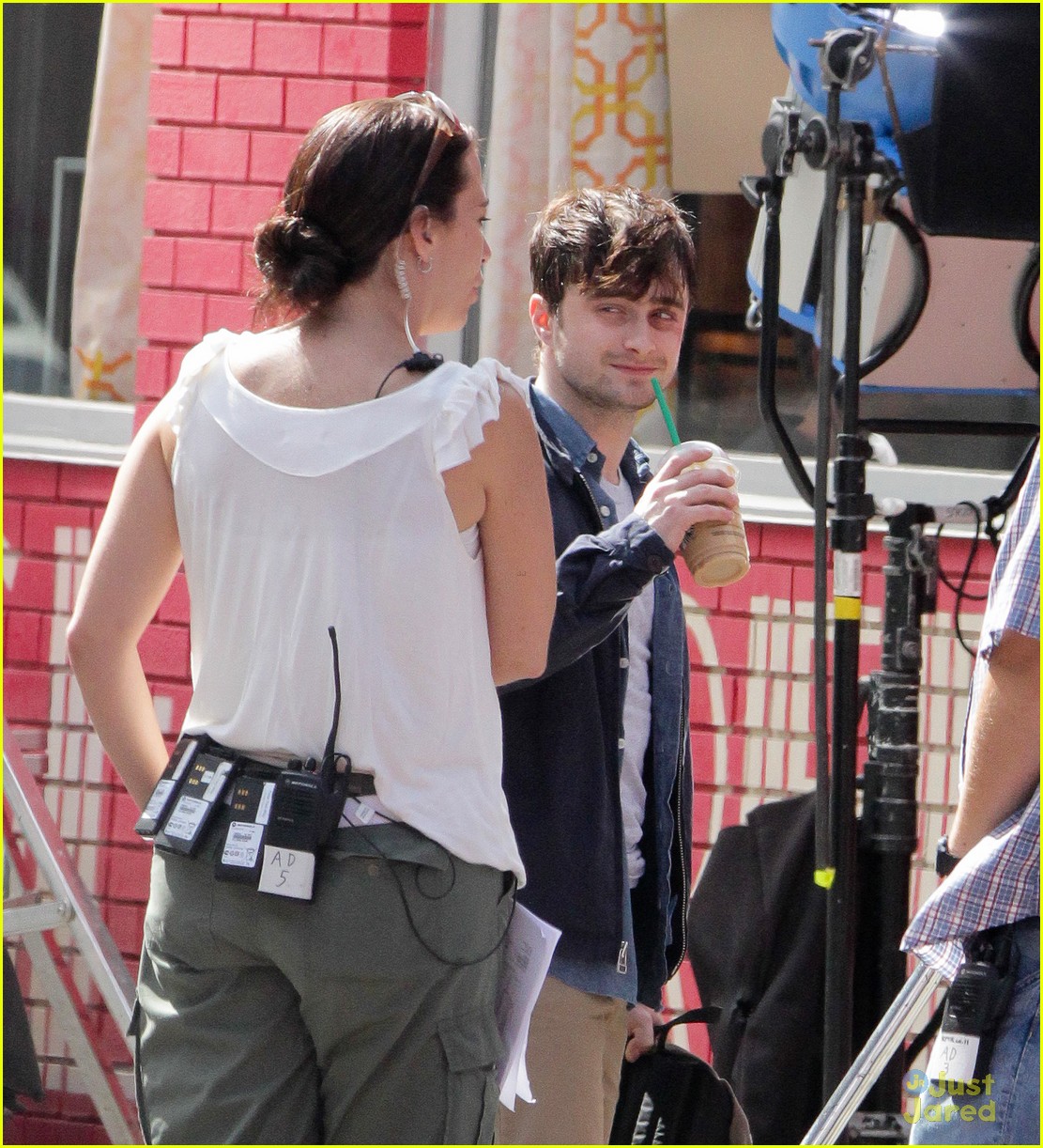 Daniel Radcliffe: Black Eye on 'F Word' Set