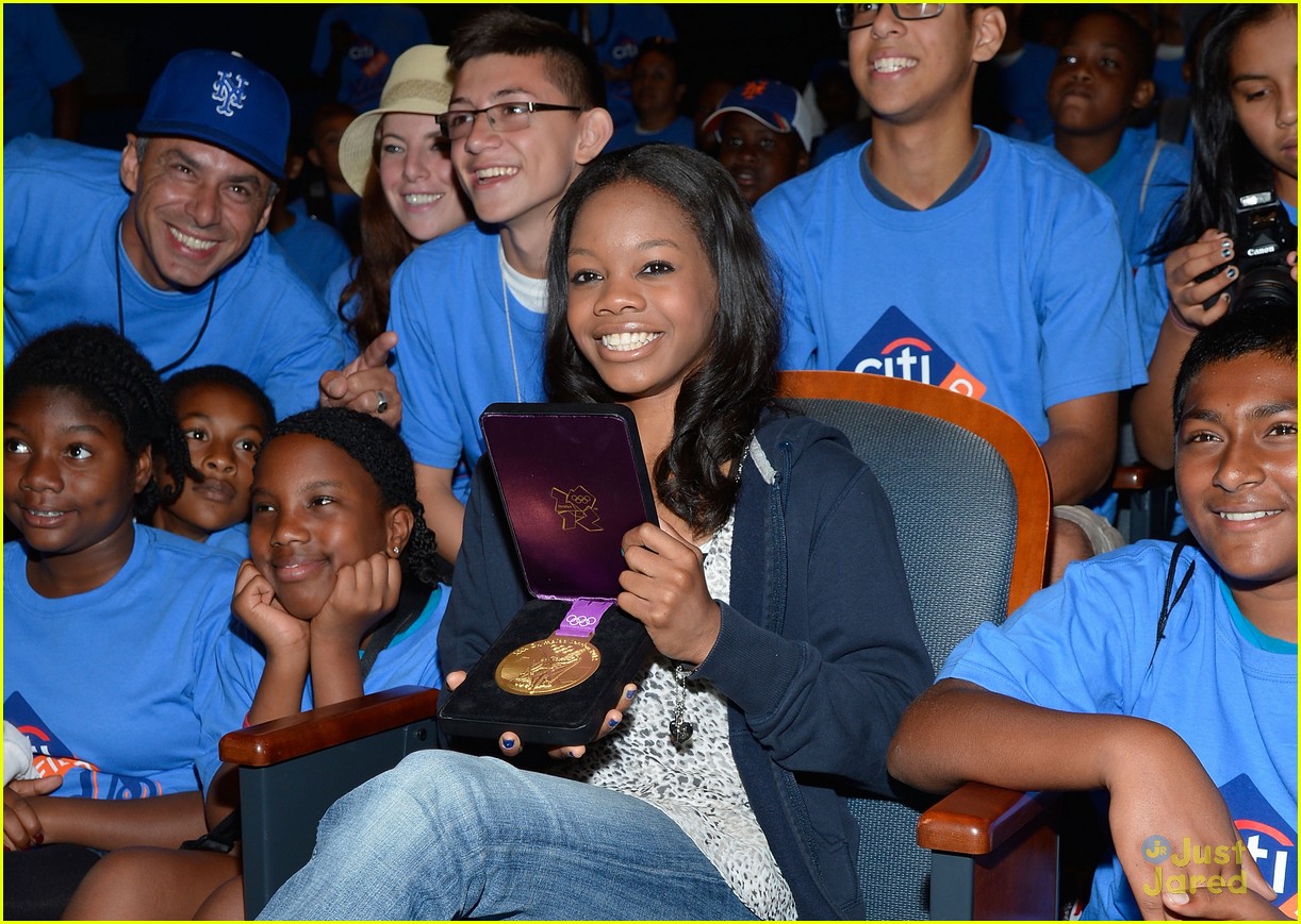 Gabby Douglas: Citi Field Smiley