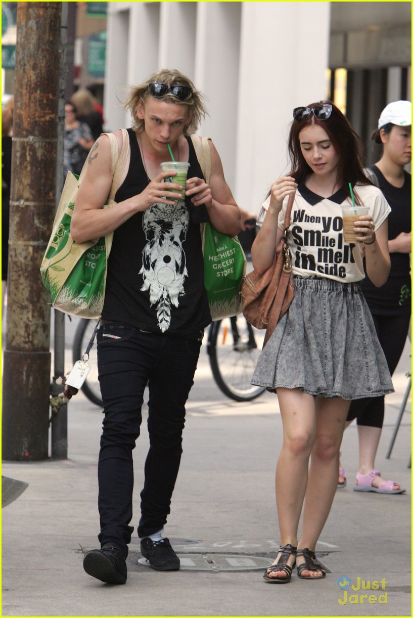Lily Collins & Jamie Campbell Bower: 'Mortal Instruments' Set