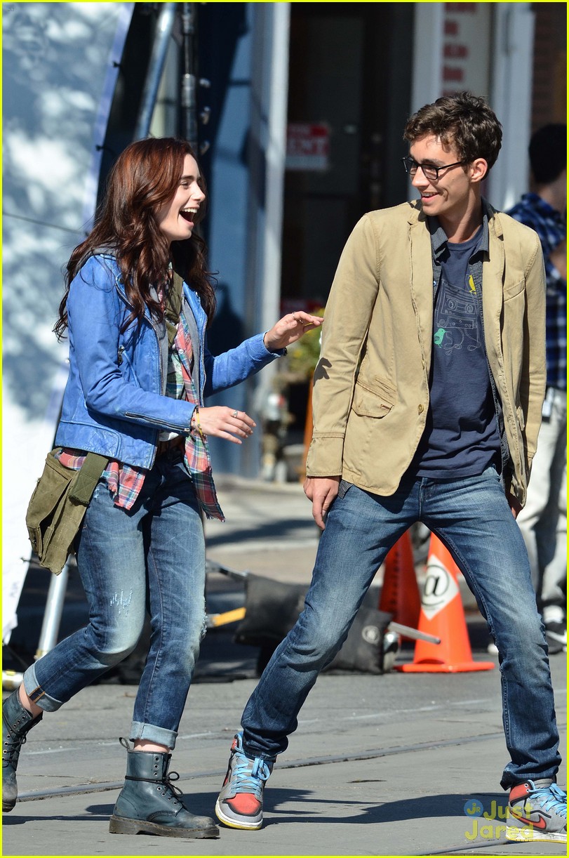 Lily Collins: 'Mortal Instruments' Laughs with Robert Sheehan