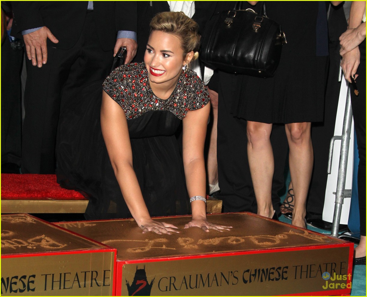 Demi Lovato: Handprint Ceremony in Hollywood
