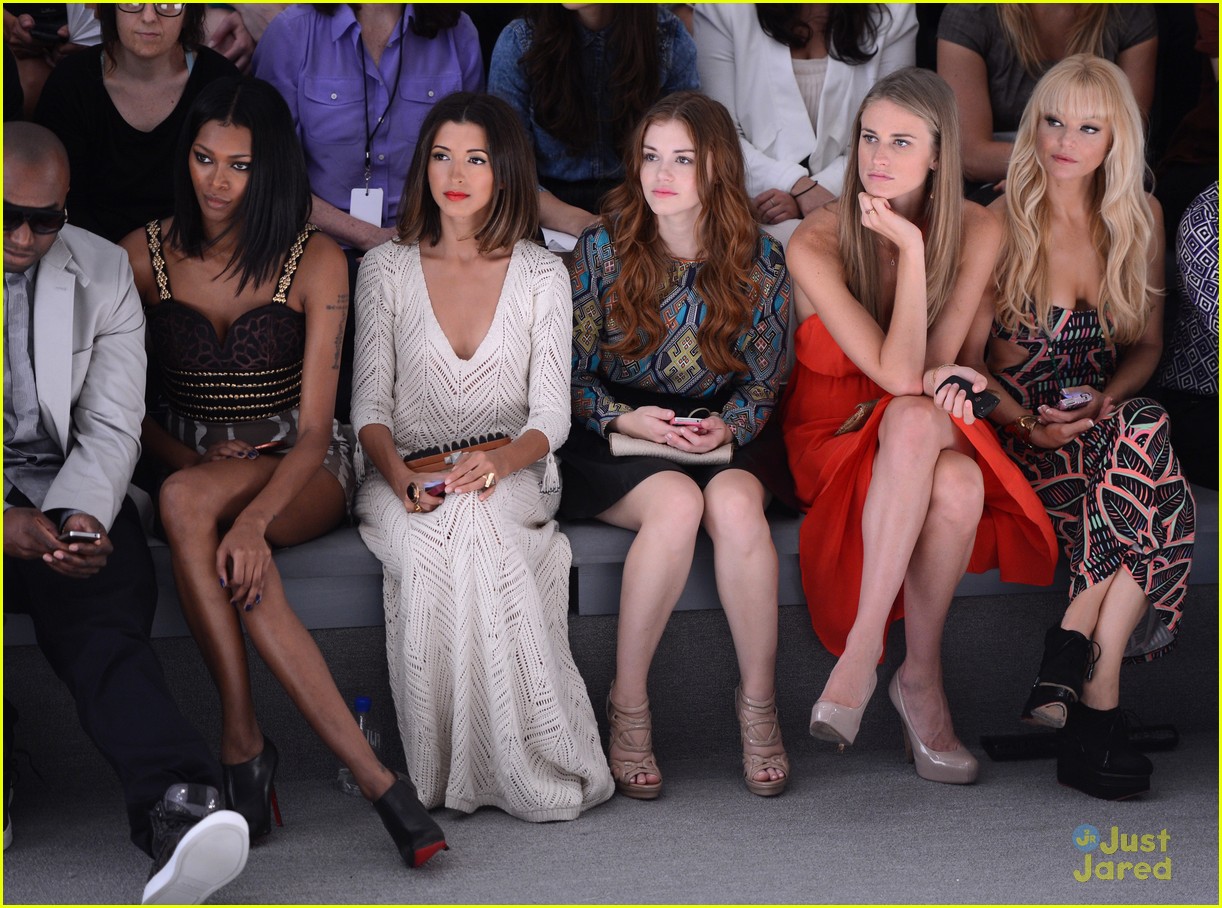India de Beaufort & Holland Roden: Front Row at Mara Hoffman!