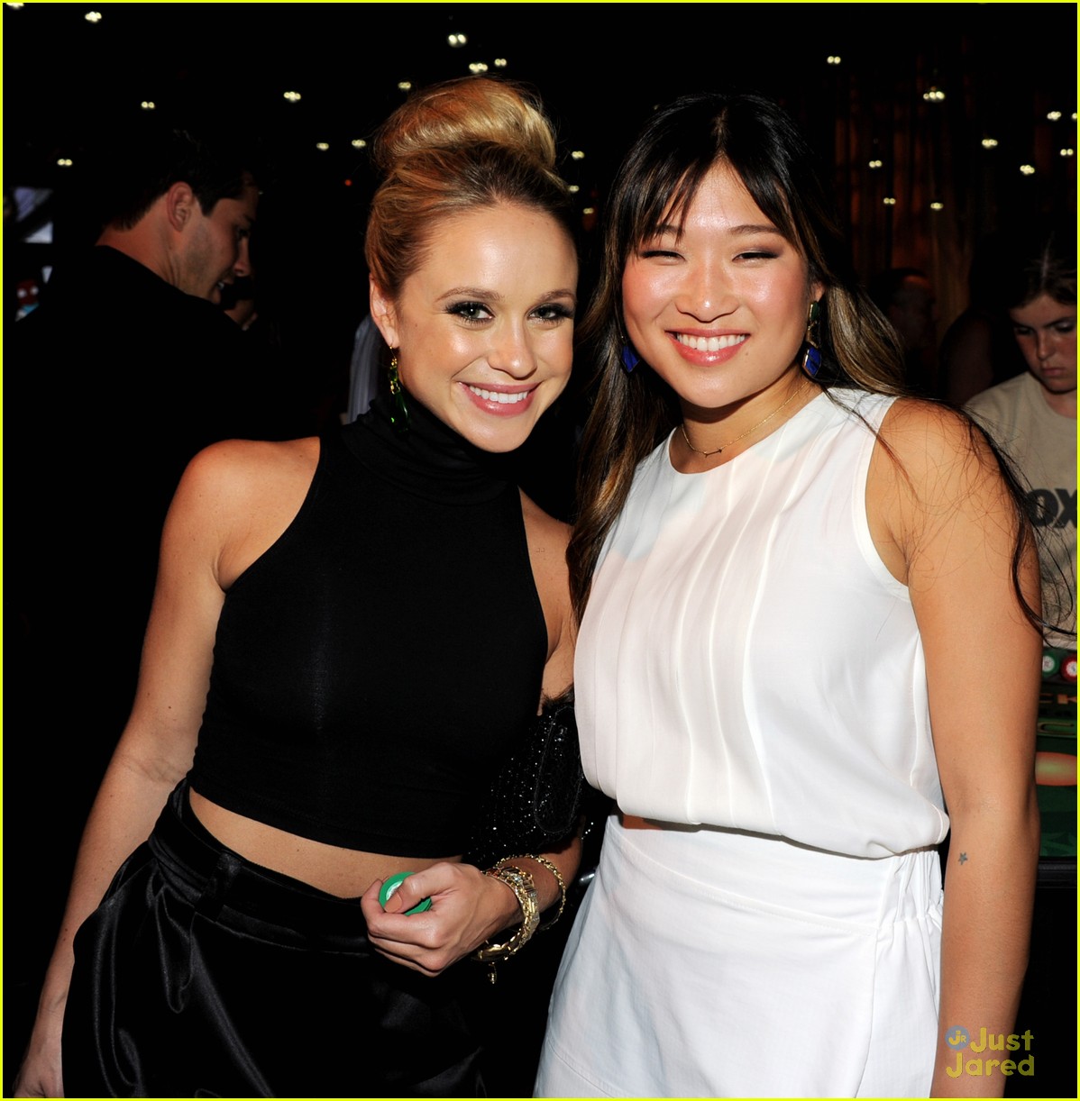 Jenna Ushkowitz: Fox's Eco-Casino Party with Becca Tobin & Melissa Benoist