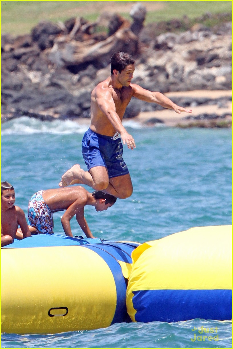Josh Peck: Trampoline Dive in Hawaii