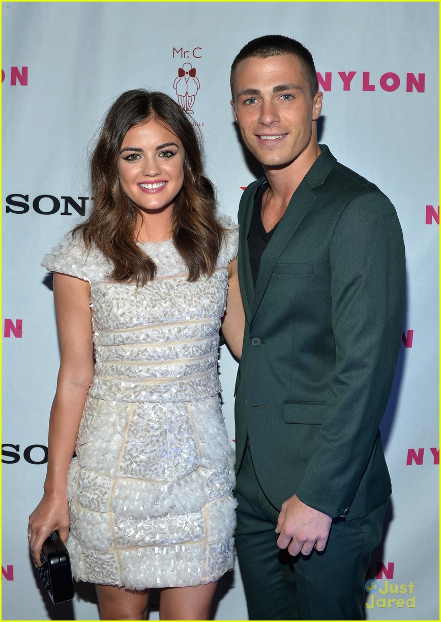 Lucy Hale & Colton Haynes: Nylon Dinner Duo