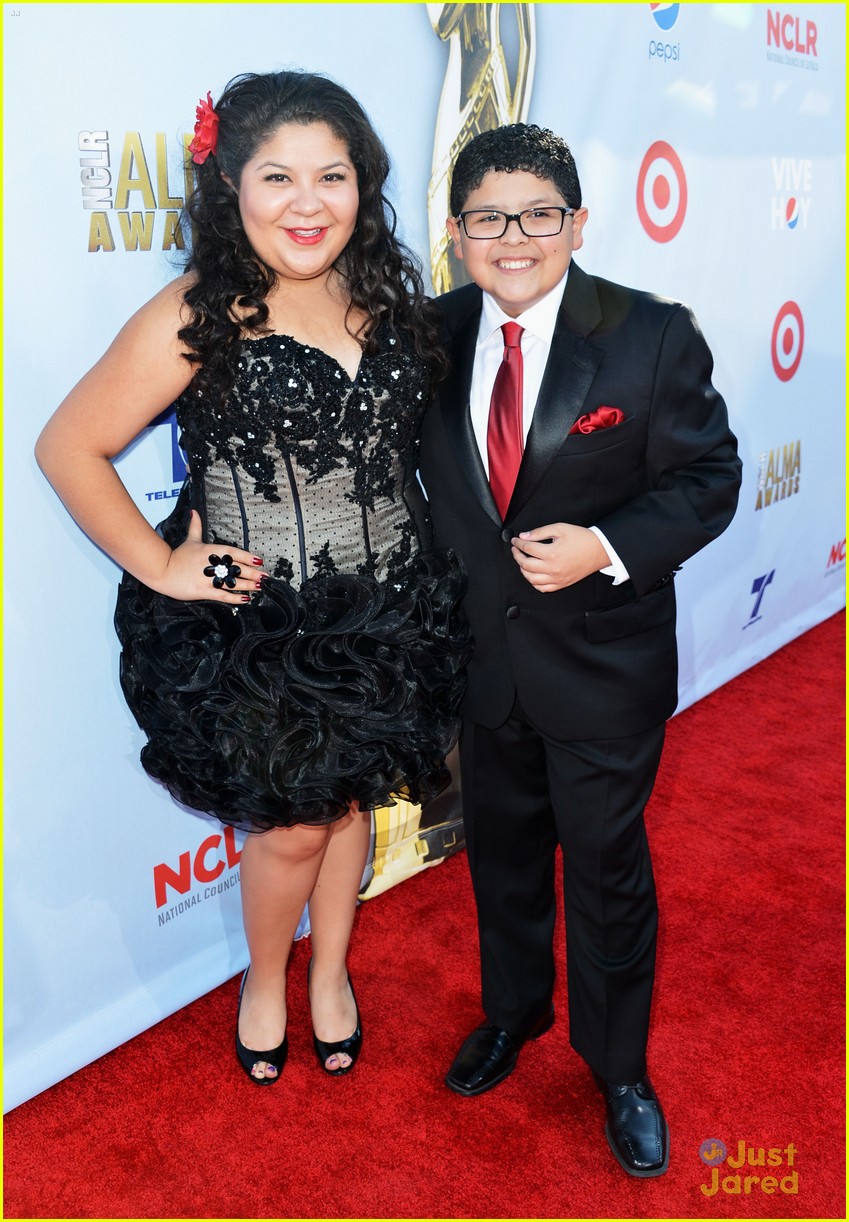 Rico Rodriguez: ALMA Awards 2012 with Sister Raini
