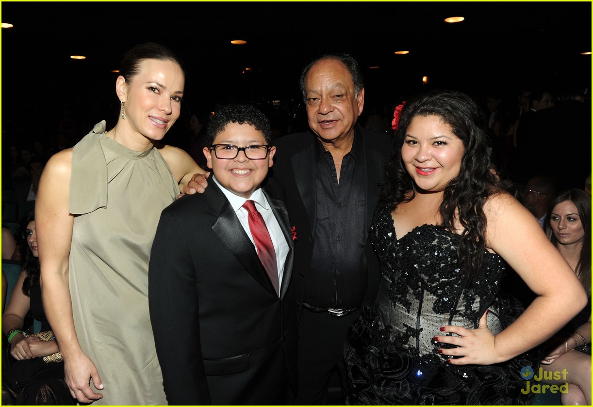 Rico Rodriguez: ALMA Awards 2012 with Sister Raini
