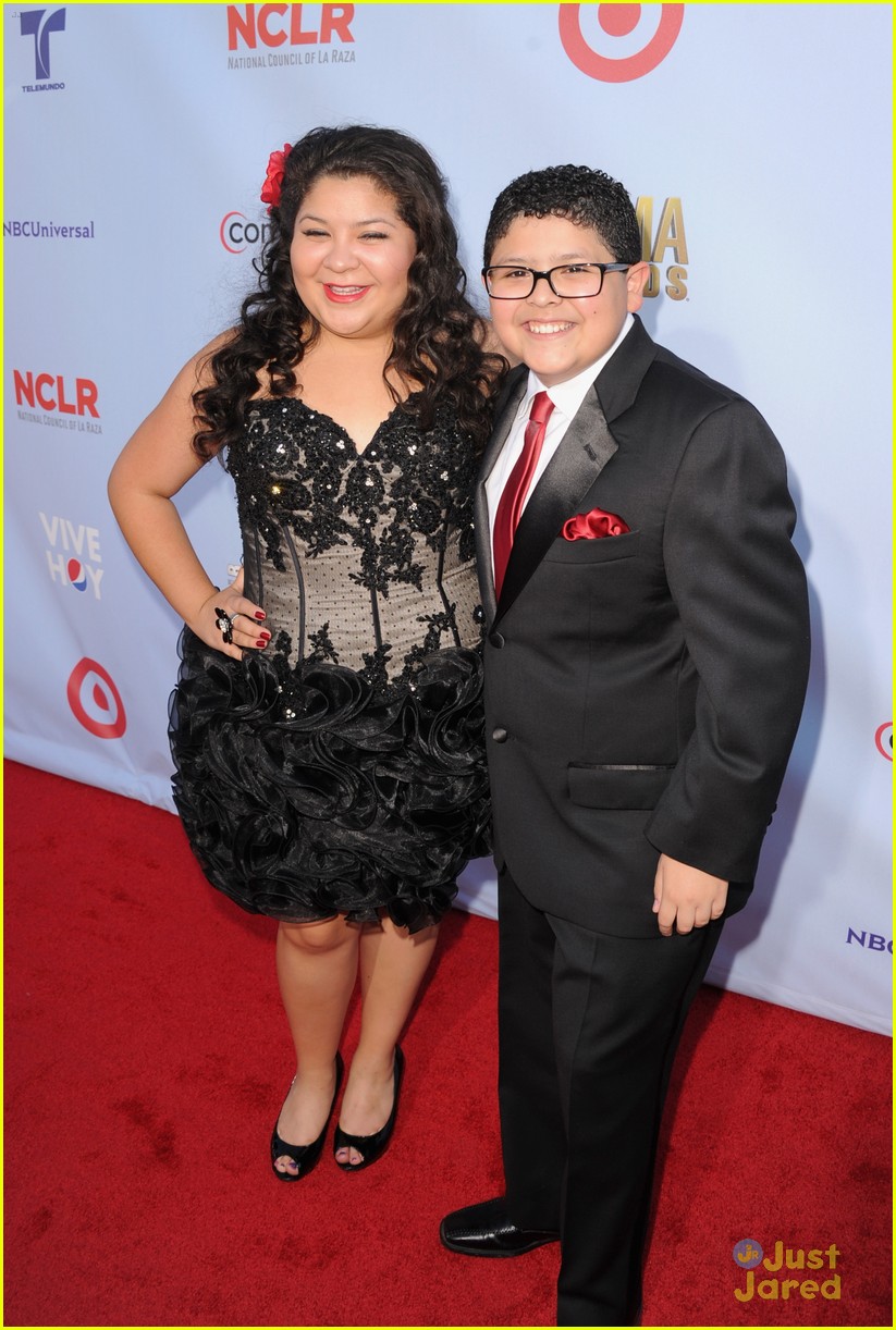 Rico Rodriguez: ALMA Awards 2012 with Sister Raini