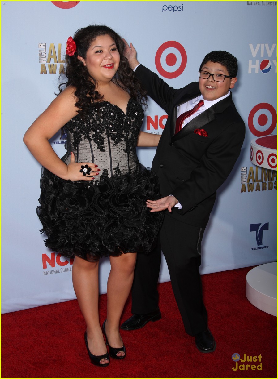 Rico Rodriguez: ALMA Awards 2012 with Sister Raini