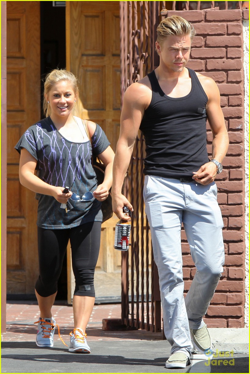 Shawn Johnson: 'Dancing' Practice with Derek Hough