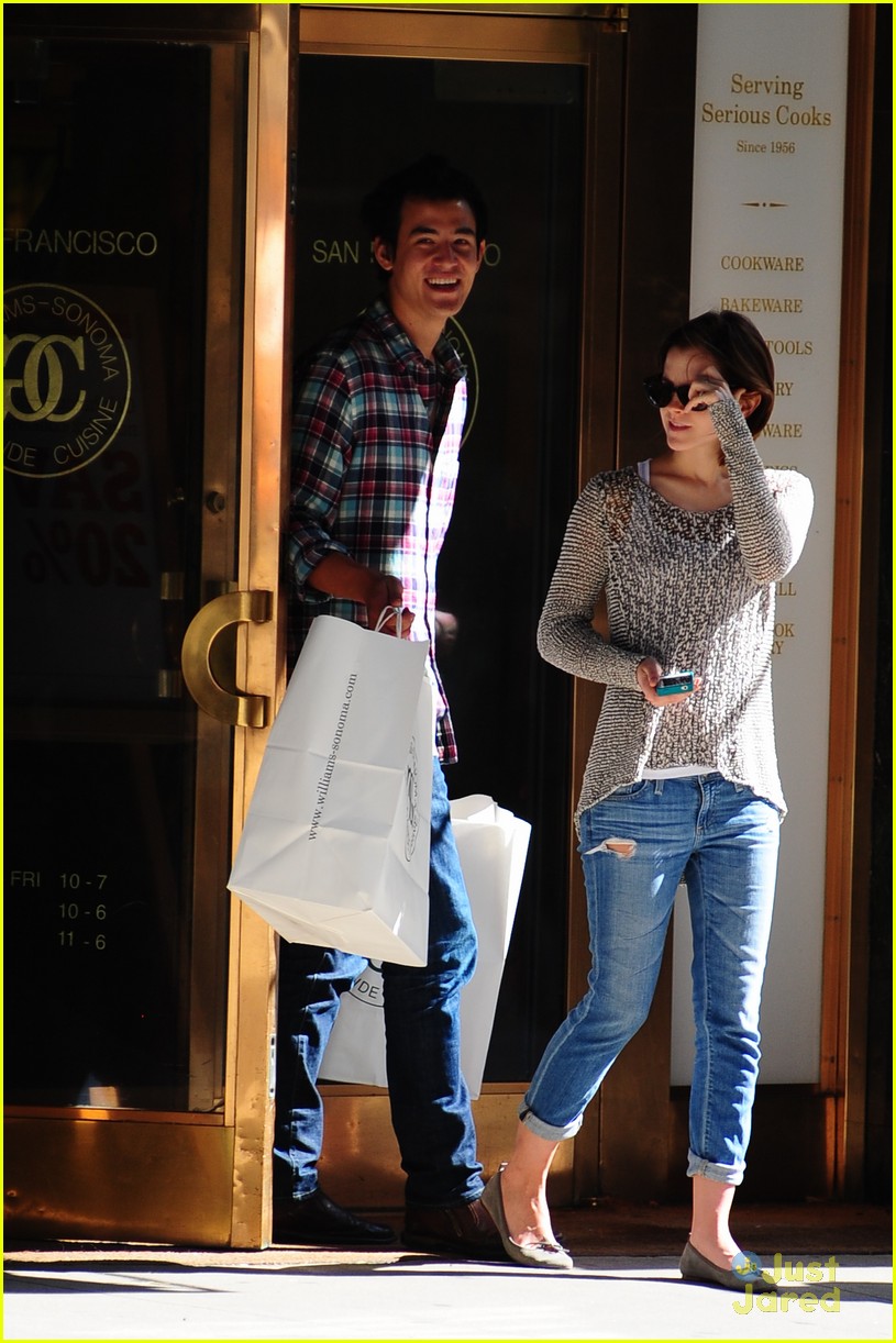 Emma Watson Shops Williams-Sonoma with Will Adamowicz