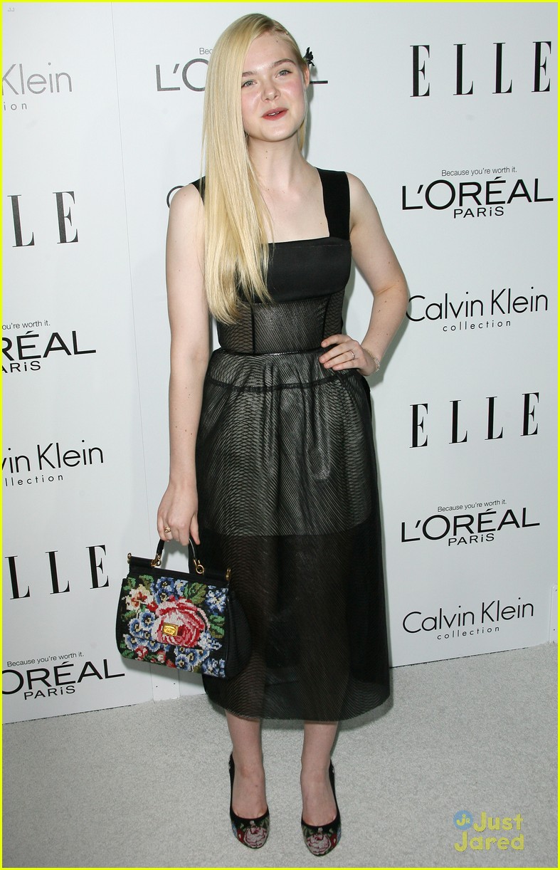 Elle Fanning Thanks Big Sister Dakota During Elle's Women in Hollywood Event