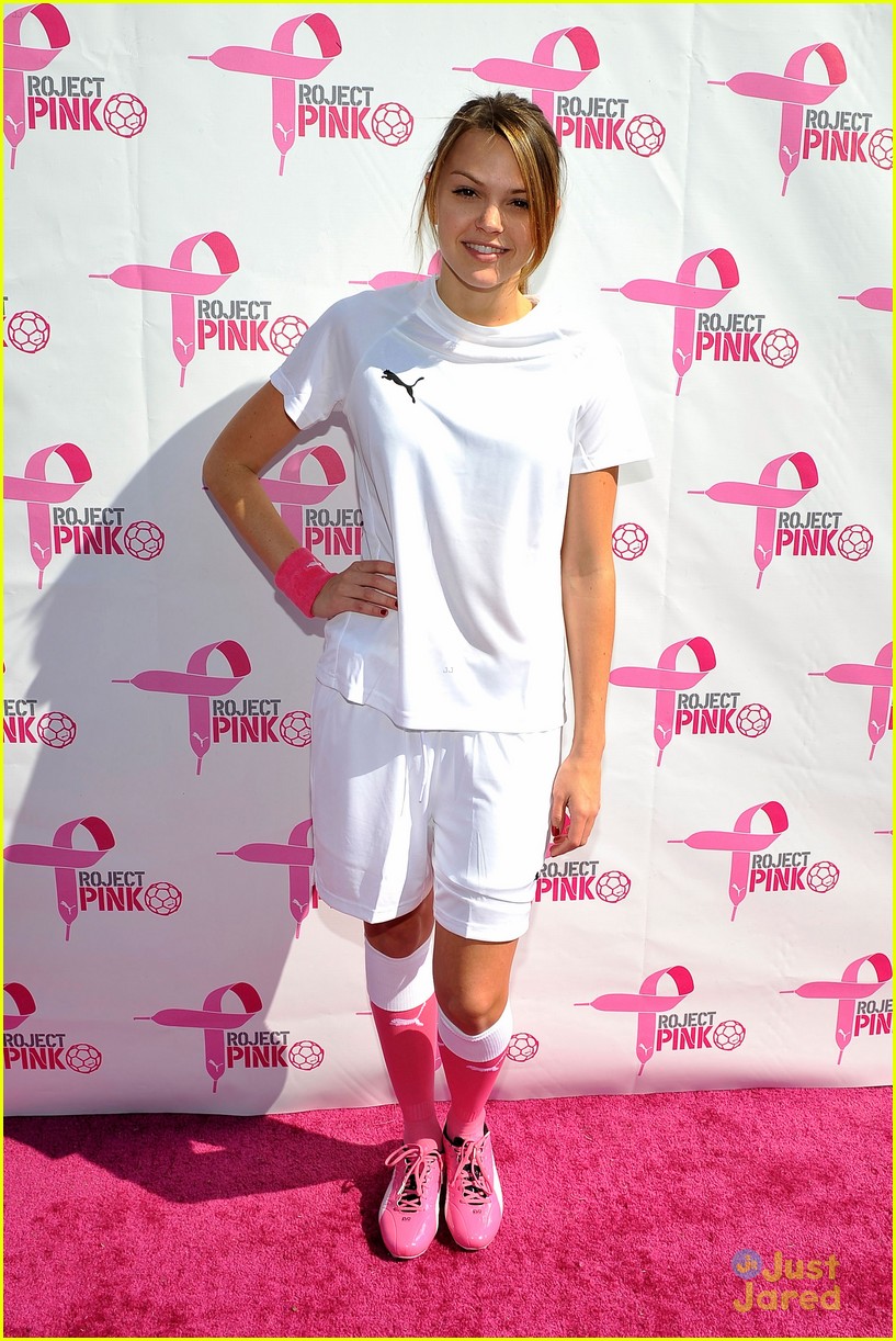 Matt Lanter: Puma Project Pink Soccer Game with Jessica Stroup