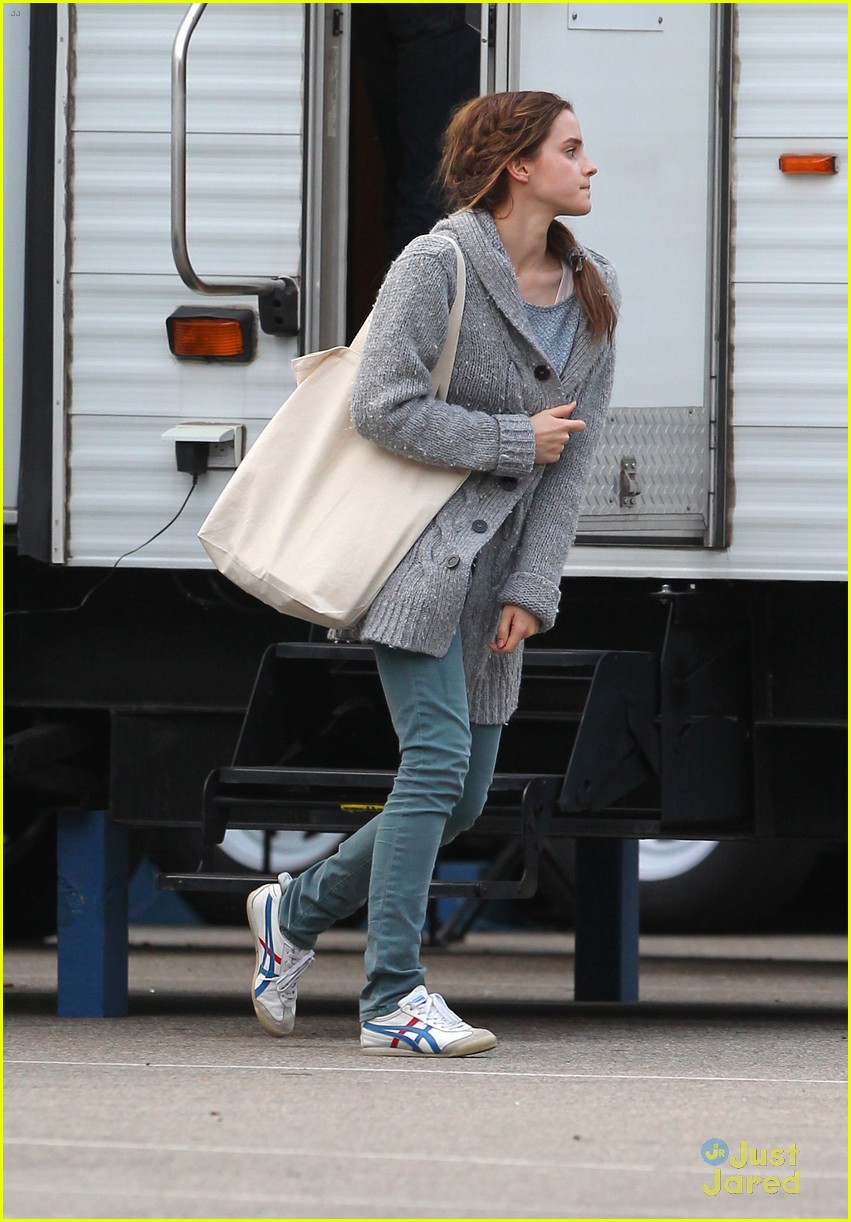 Emma Watson & Logan Lerman: 'Noah' Set Pics!