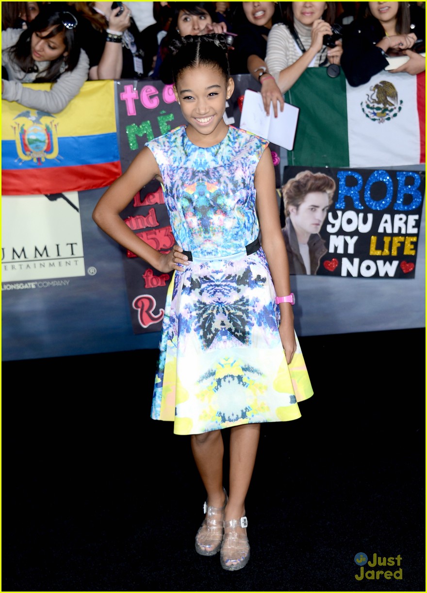 Amandla Stenberg: 'The Twilight Saga: Breaking Dawn Part 2' Premiere with Willow Shields