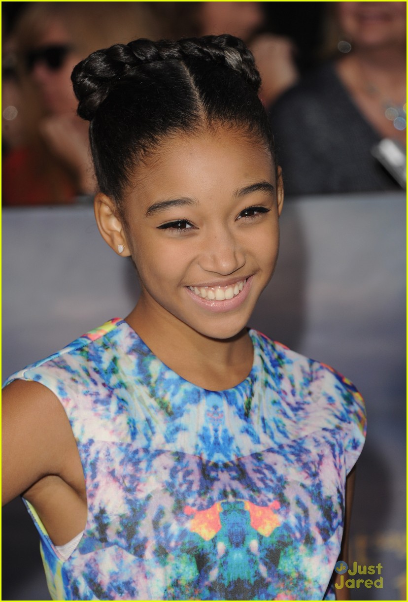 Amandla Stenberg: 'The Twilight Saga: Breaking Dawn Part 2' Premiere with Willow Shields