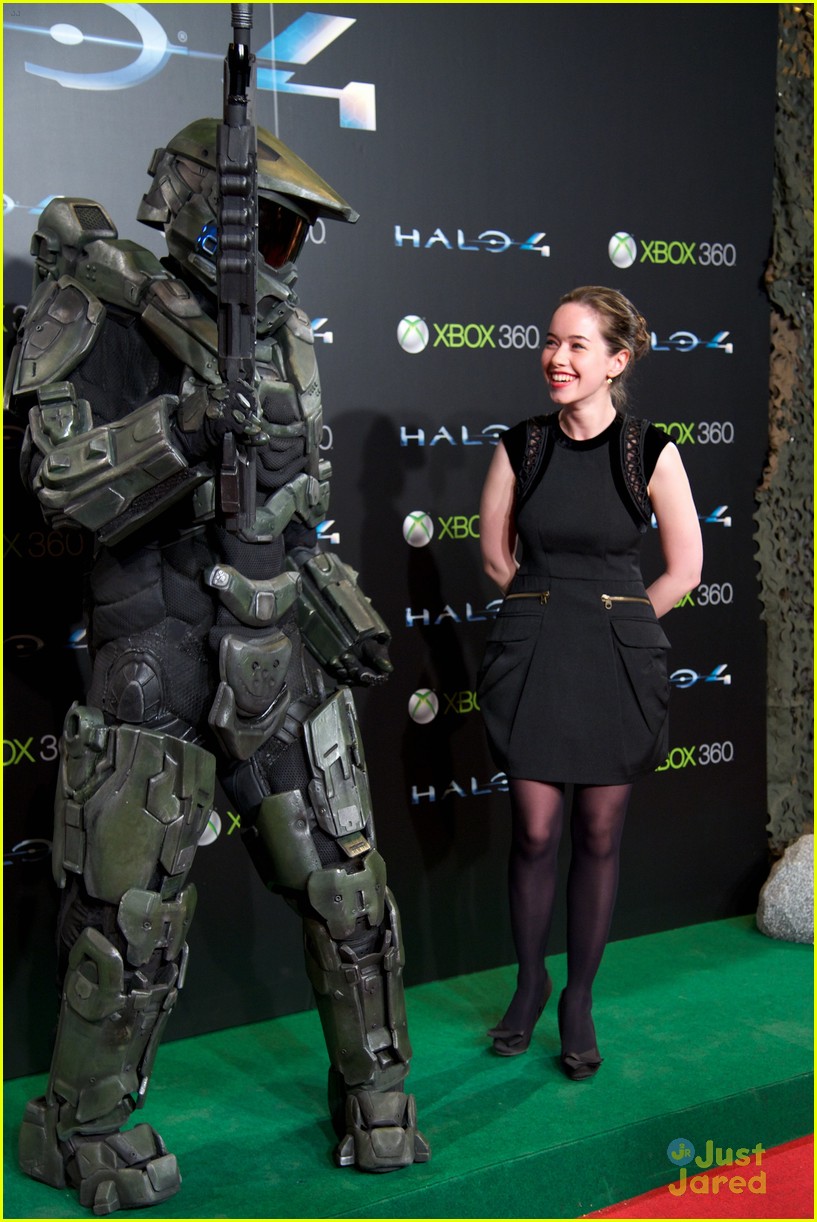 Anna Popplewell: 'Halo 4' Launch in Madrid!