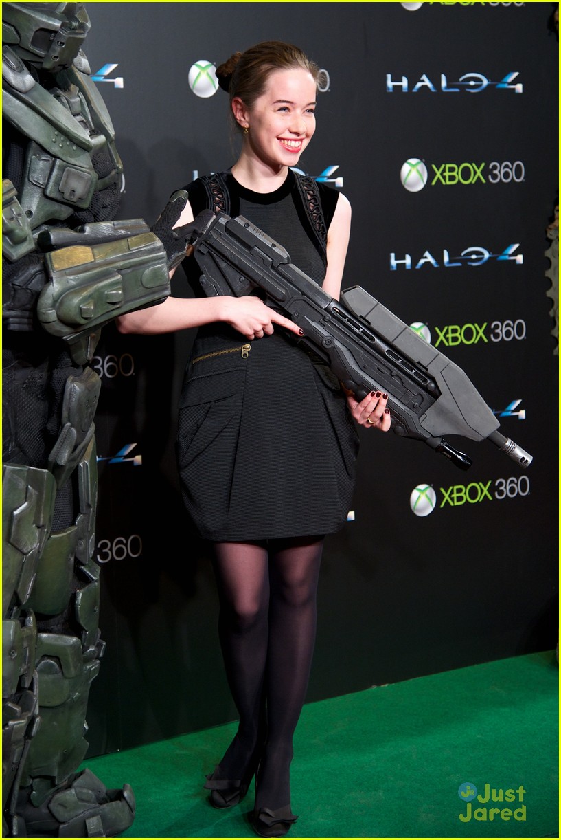 Anna Popplewell: 'Halo 4' Launch in Madrid!