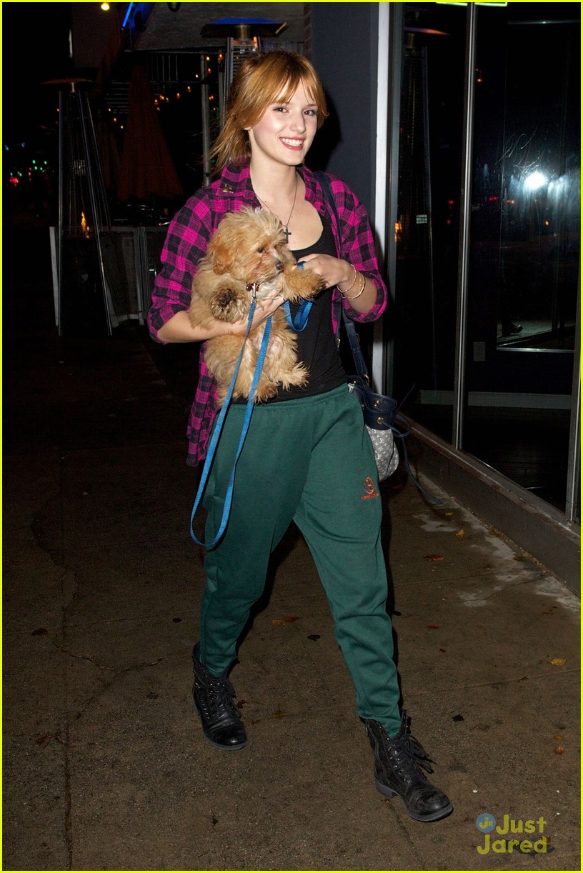 Bella Thorne: Rehearsals with Pup Kingston