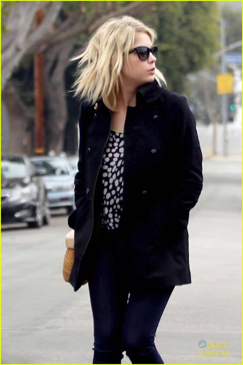 Ashley Benson Bundles Up For Breakfast