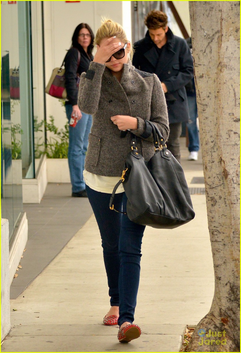 Ashley Benson: Jeffrey Campbell Skull Flats Fashionista