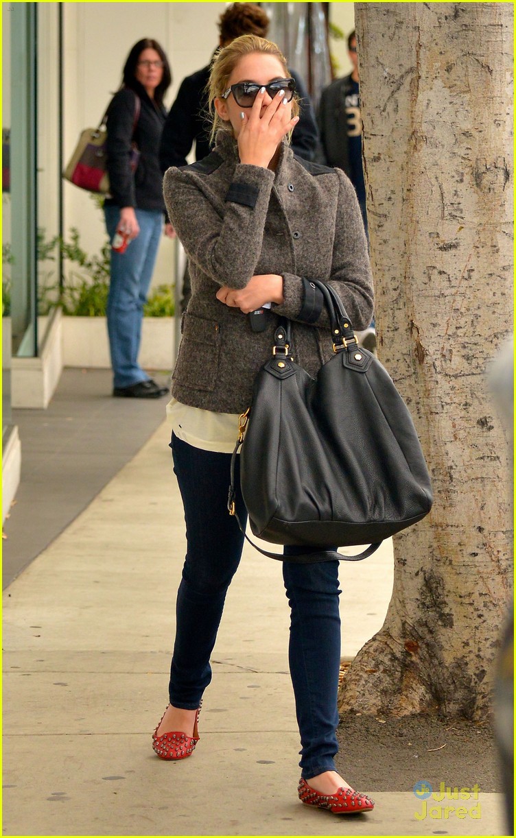 Ashley Benson: Jeffrey Campbell Skull Flats Fashionista