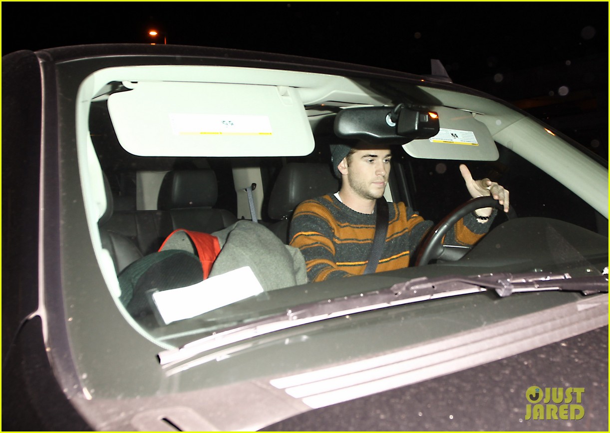 Liam Hemsworth: Miley Cyrus LAX Pick Up!