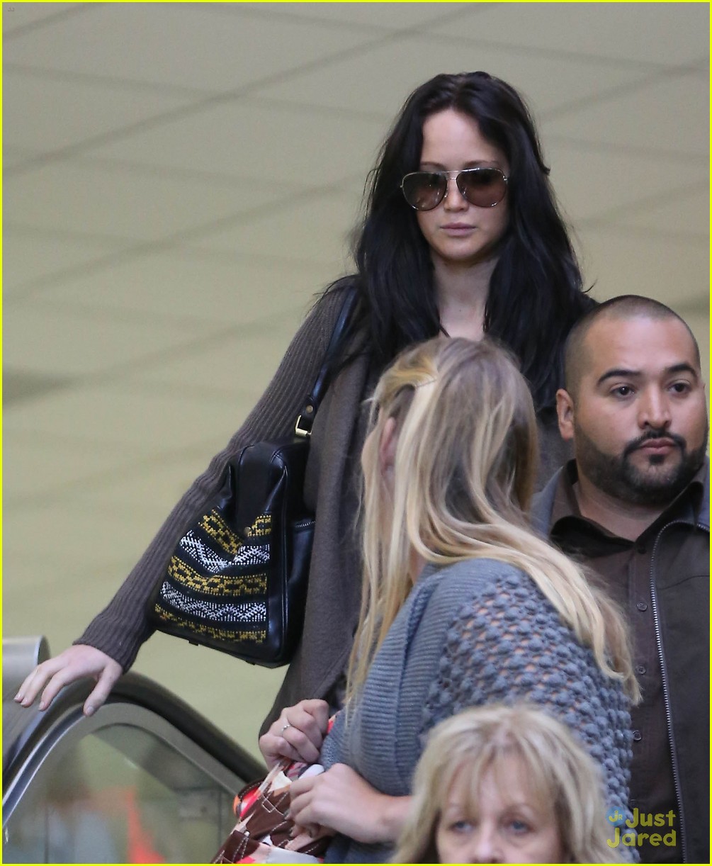 Josh Hutcherson & Jennifer Lawrence: LAX Layover