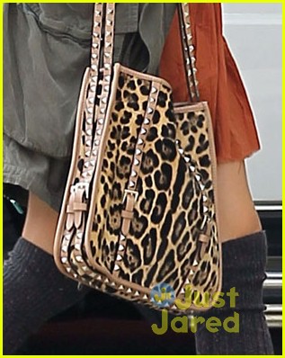 Ashley Tisdale: Leopard & Studs Stylish