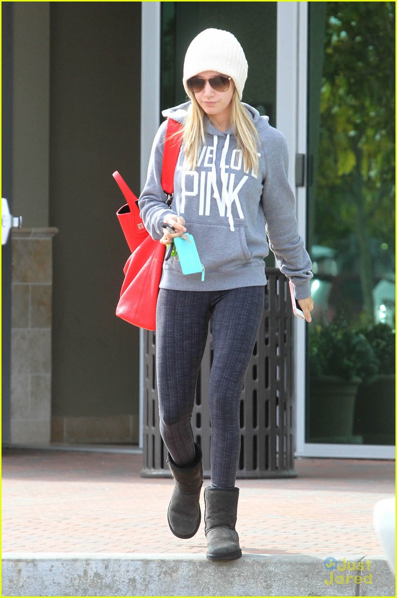 Ashley Tisdale Loves Pink