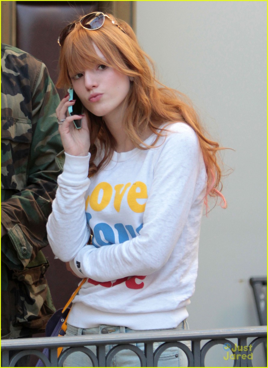 Bella Thorne & Tristan Klier Take Kingston To The Grove