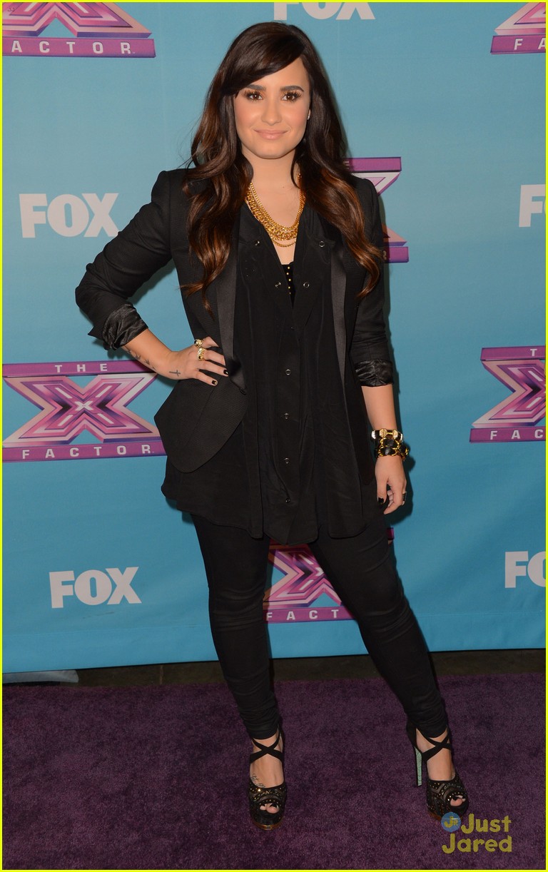 Demi Lovato: 'X Factor' Finale Party