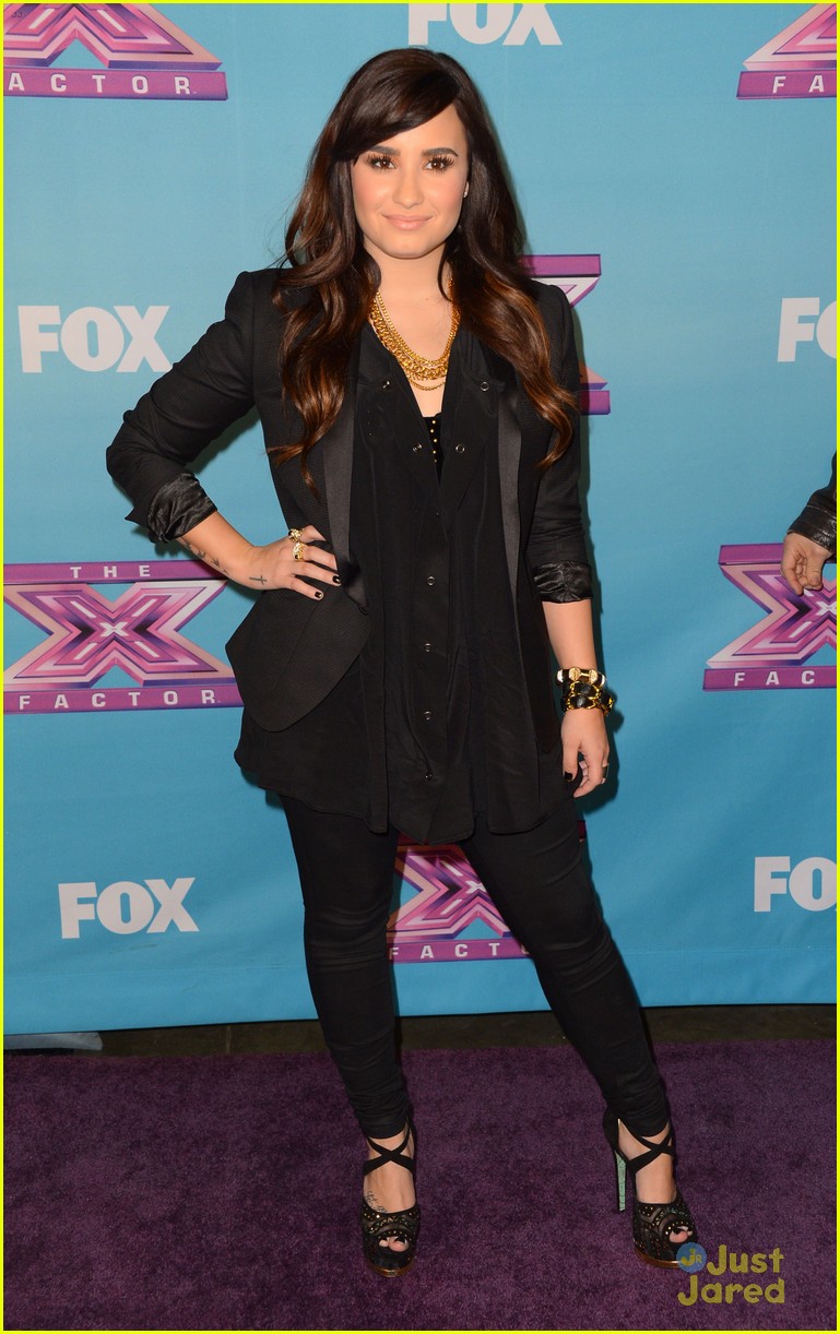 Demi Lovato: 'X Factor' Finale Party