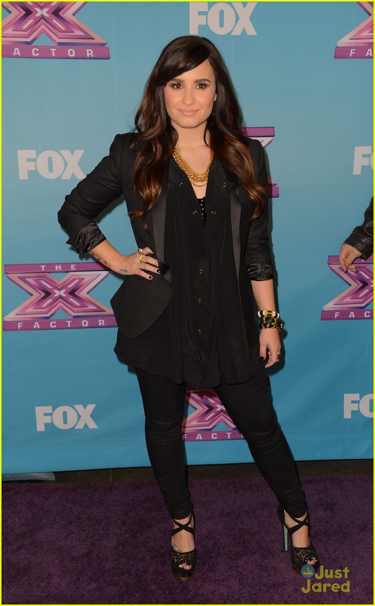 Demi Lovato: 'X Factor' Finale Party