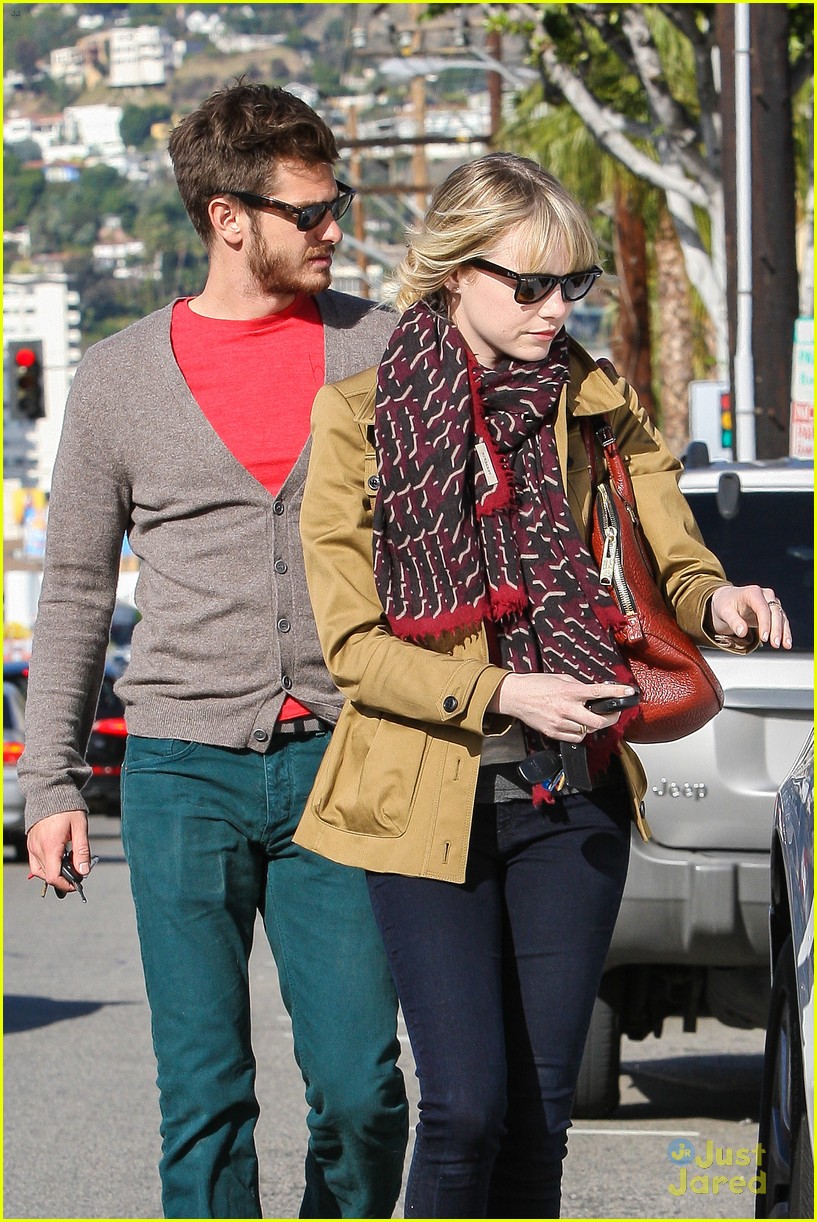 Emma Stone & Andrew Garfield: Lunch in Los Angeles